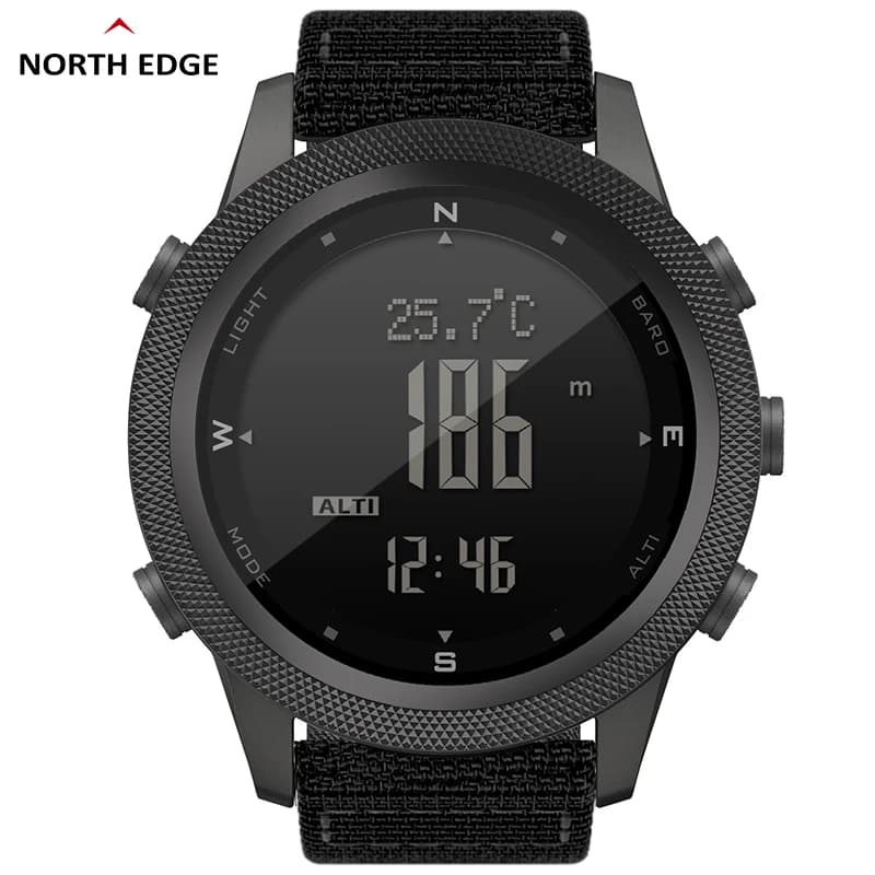 NORTH EDGE APACHE-46 Digital Men's Watch Open Air Sport Swim Sports Outdoor Sport watches barometer barometer compass WR50M