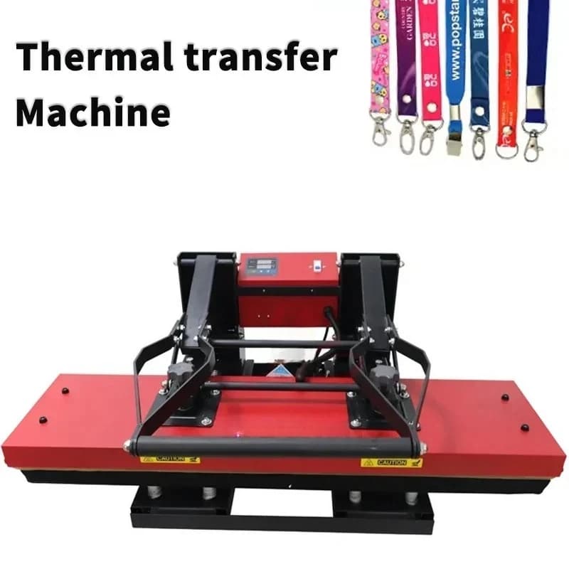 25cm * 100cm Lanyyard Sublimation Paper Heat Transfer Machine Pattern Stamping Printing Equipment 110V 220V