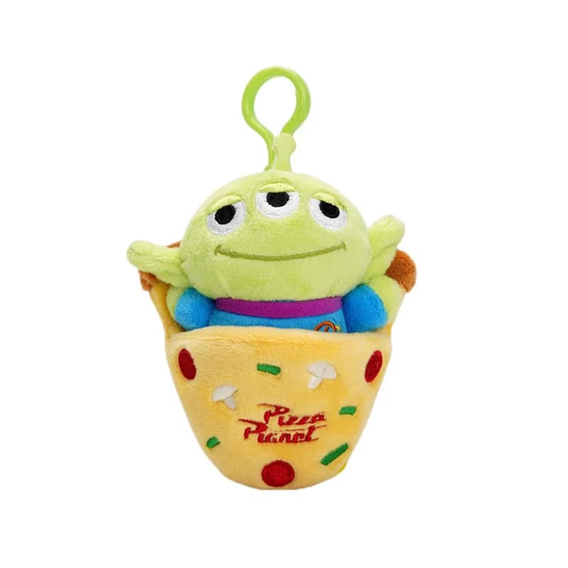 Toy Story Alien Carino Kawaii Bambolotto a Tre Occhi Ciondolo Peluche per Zaino Scuola Portachiavi Giocattolo di Peluche Regalo di Compleanno