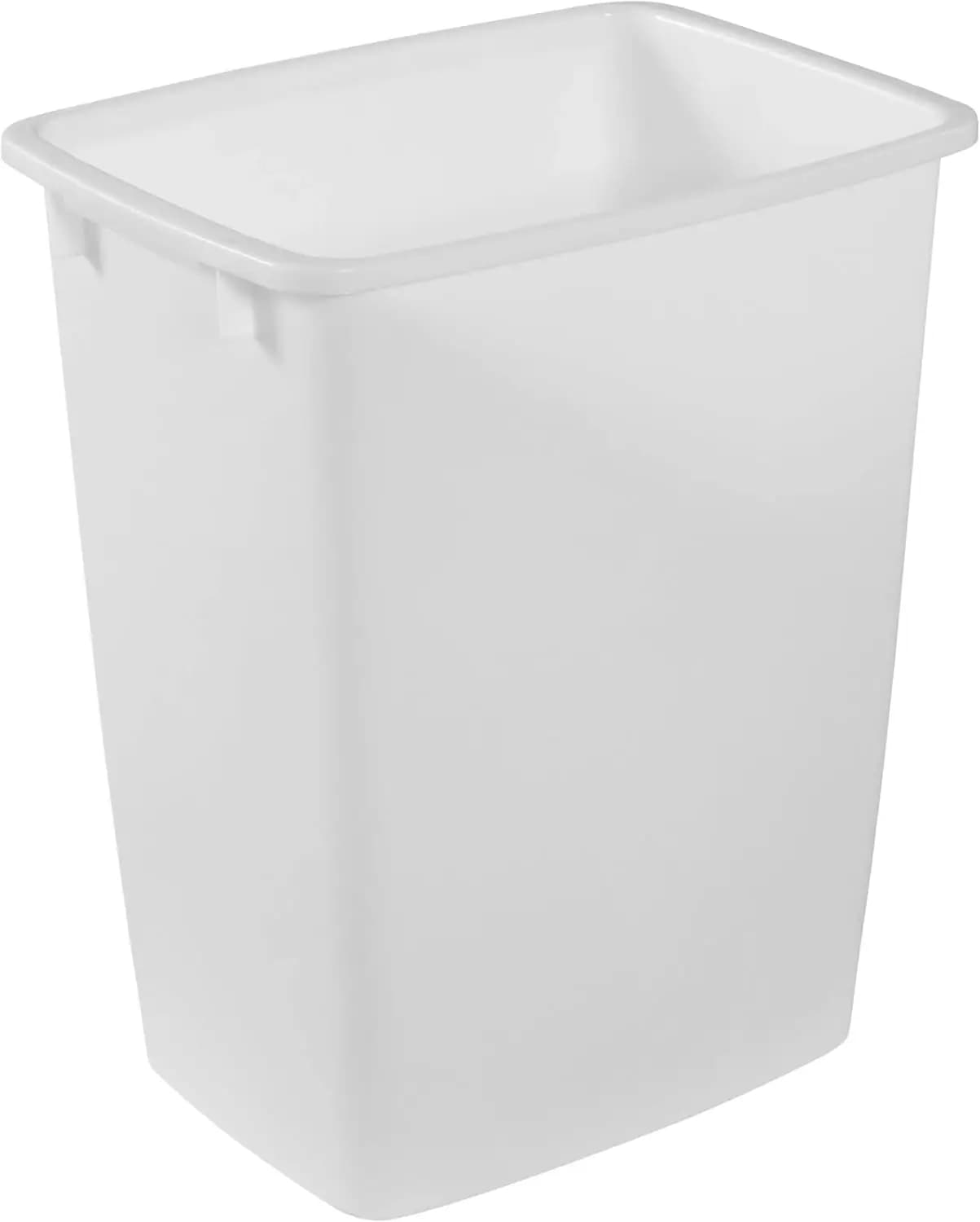 Cestino per Rifiuti Rubbermaid, 9 Galloni, Bianco, per Cucina, Bagno, Ufficio, Camera da Letto, Sotto il Bancone