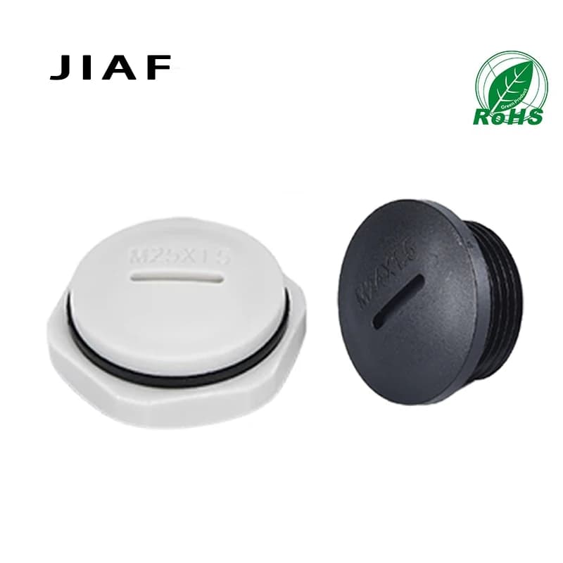 10 pcs M12-M71 Mat for Plastic Carpet IP68 Nylon Threaded Hole Waterproof M20 * 1.5 Black Grey Hole Fore Cover With Rubber