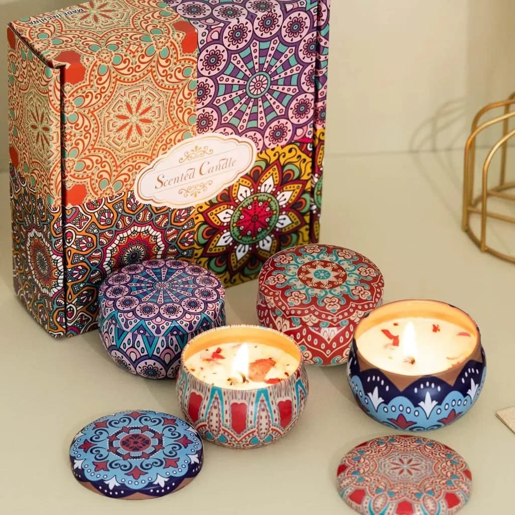 Perfume Candle, Natural Essential Oil, Clean Combustion, Decorative Jar, Interior Aroma, Domestic Use