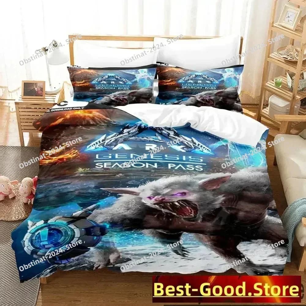 3D Stampa ARK Genesis Gioco Set di biancheria da letto Ragazzi Ragazze Twin Queen King Size Copripiumino Federa Letto ragazzi Tessili per la casa per adulti