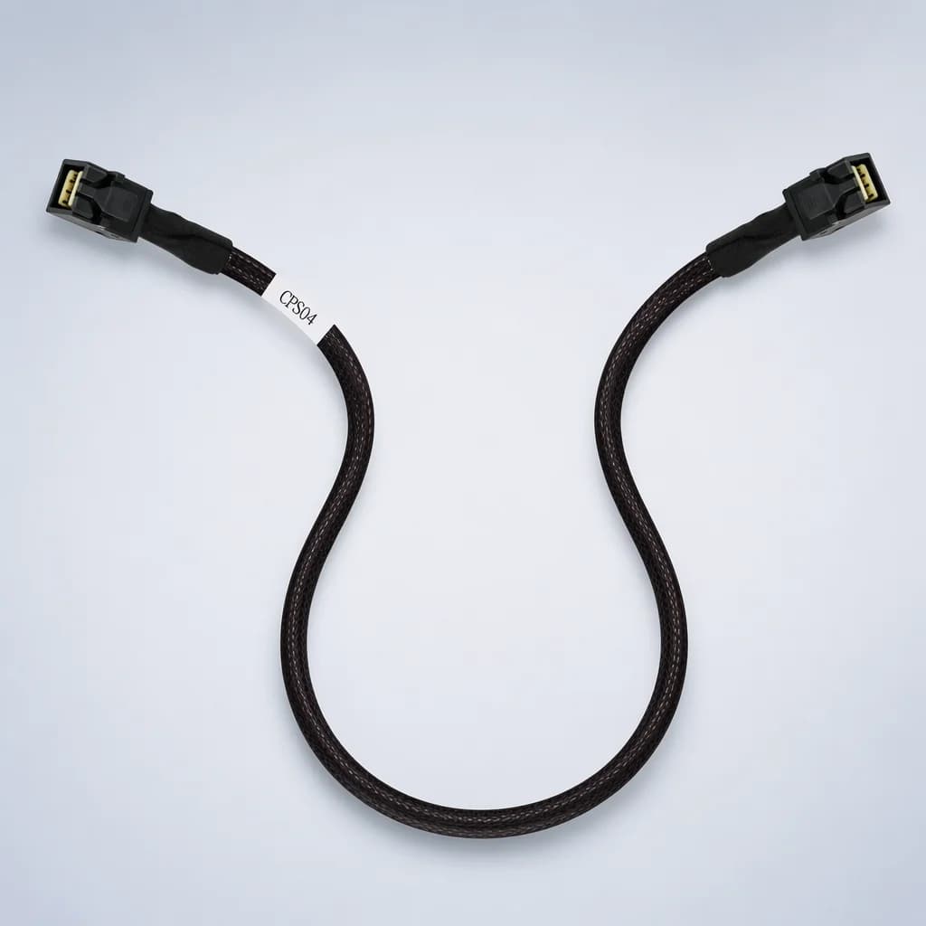 500mm SFF8643 Male To Male Mini SAS HD Cable 48Gbps High Speed Wire For NAS Workstation Storage Server Internal Connection
