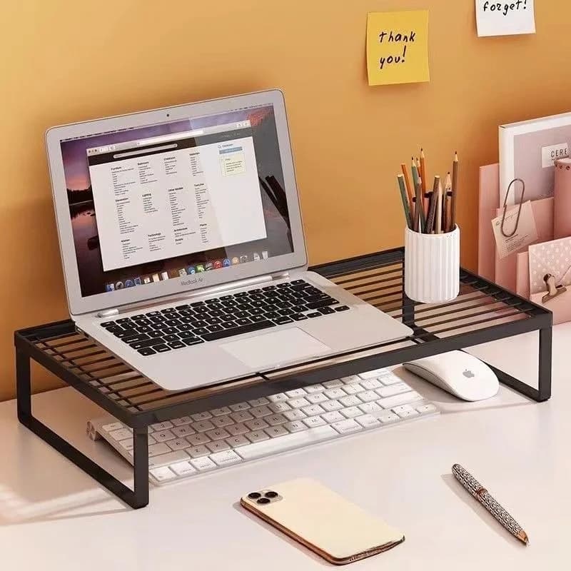 Laptop Stand Dormitory Storage Heat Dissipation Grill Desktop Elevated Computer Elevated Computer Stand Foldable Tablet Stand