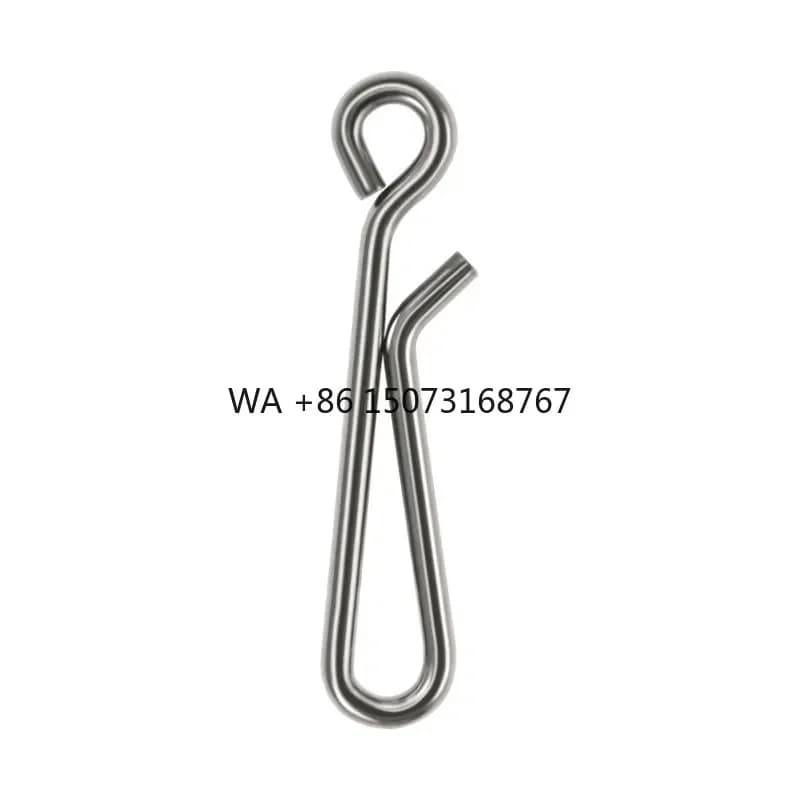 Fishing accessories with connector for wholesale stainless steel fishing gear 0 # 1 # 2 # 3 # 4 # 5 #