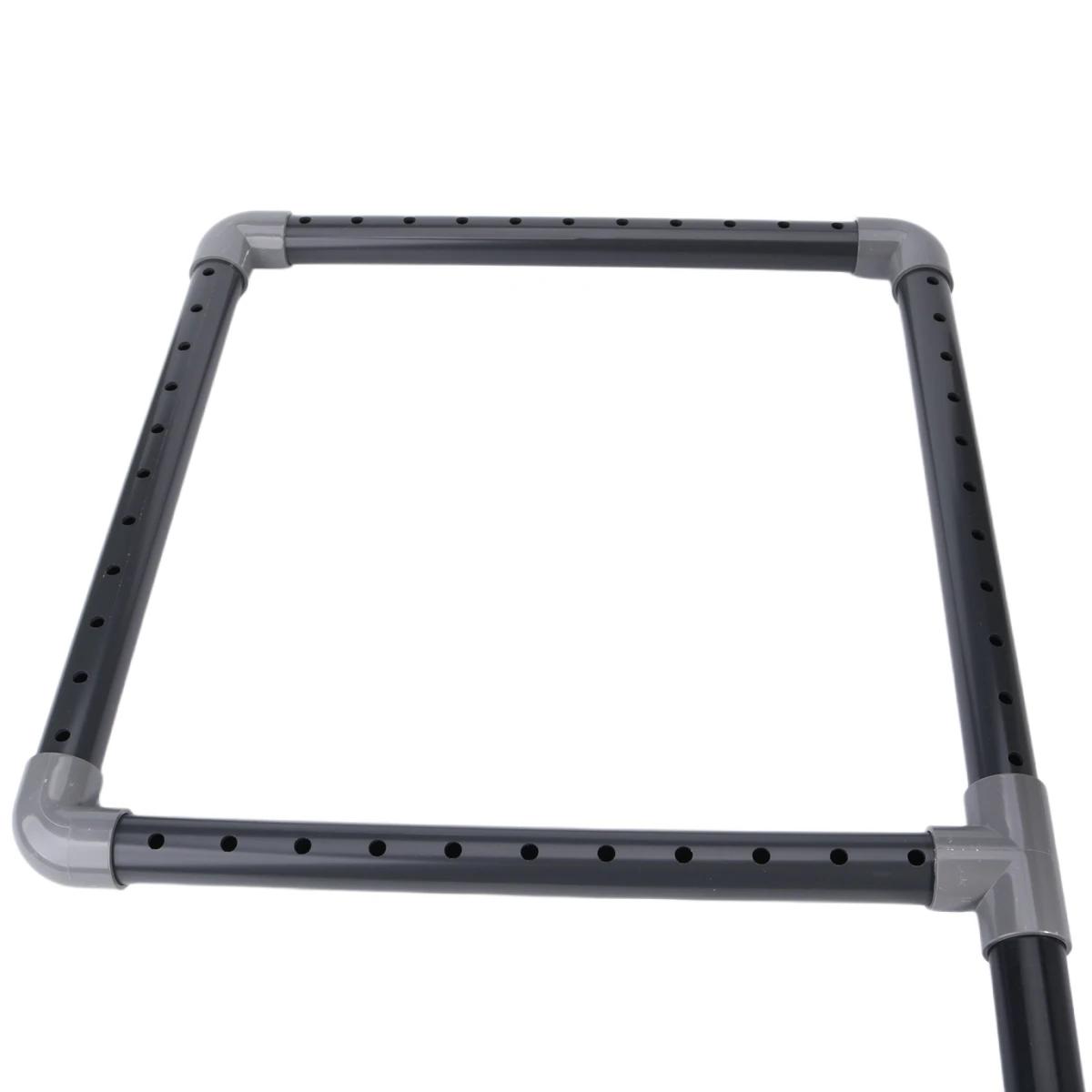 20~50mm Dark Grey PVC Water Pipe Fish Tank Filter Rain Spray Bar Aquarius Pipe Exit Pipe Spreader Bar Accessories