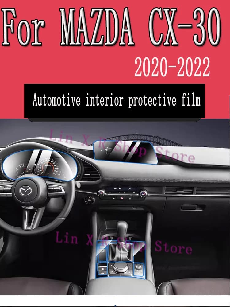 For MAZDA CX30 CX-30 2022 2021 2020 Changing Panel Navigation Screen Automotive TPU Protective Cover Film Anti-Graffio
