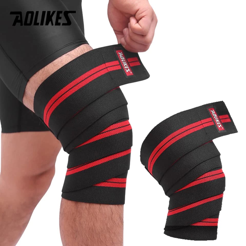 AOLIKES 1PCS Ginocchio Fasciatura Compressione Per Artrite Ginocchiera Menisco E Legamento Palestra Corsa E Basket Palestra Sport Ginocchiere