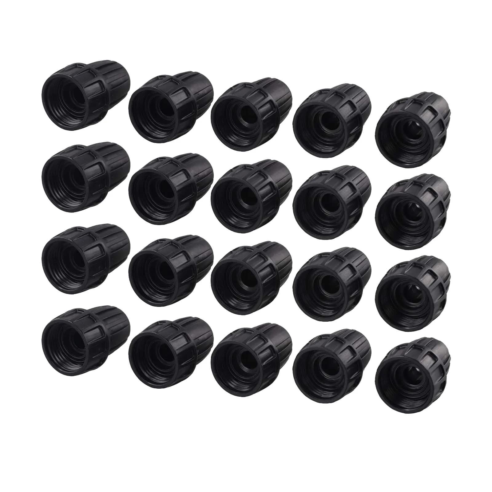 20 Pack Garden Hose Irrigation Connectors for 3/4 inch Hoses and 1/2 inch Drip Lines to Enhance Your Irrigation System