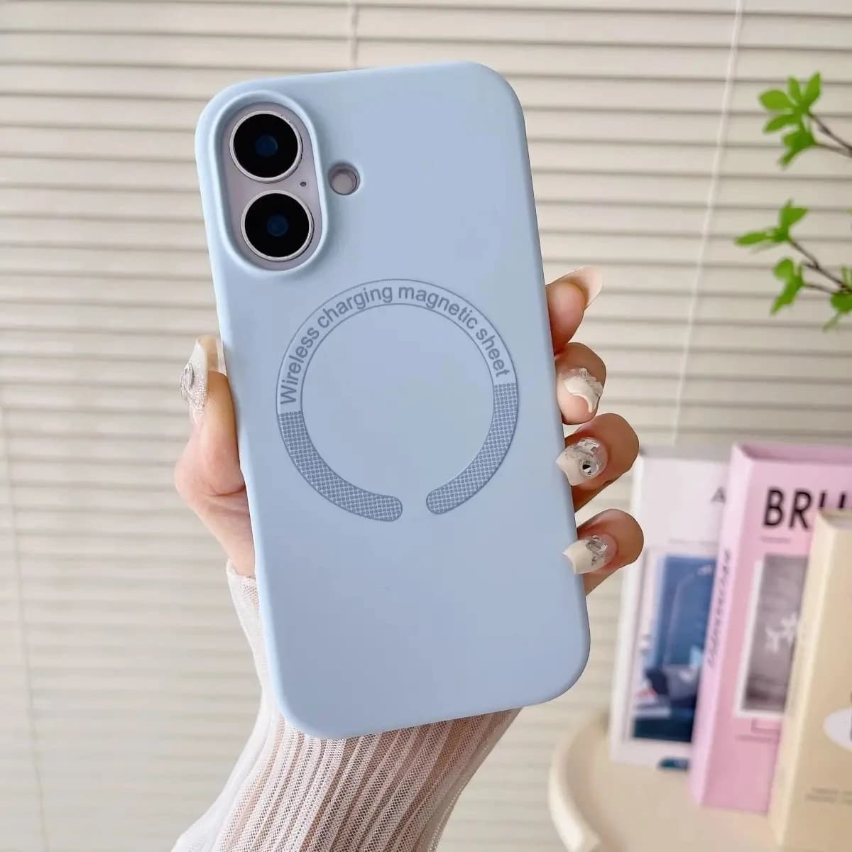 Liquid Silicone For Magsafe Phone Case For iPhone 18 Pro Max 17 16 15 14 13 12 ProMax Plus Soft Microfiber Lining Wireless Cover