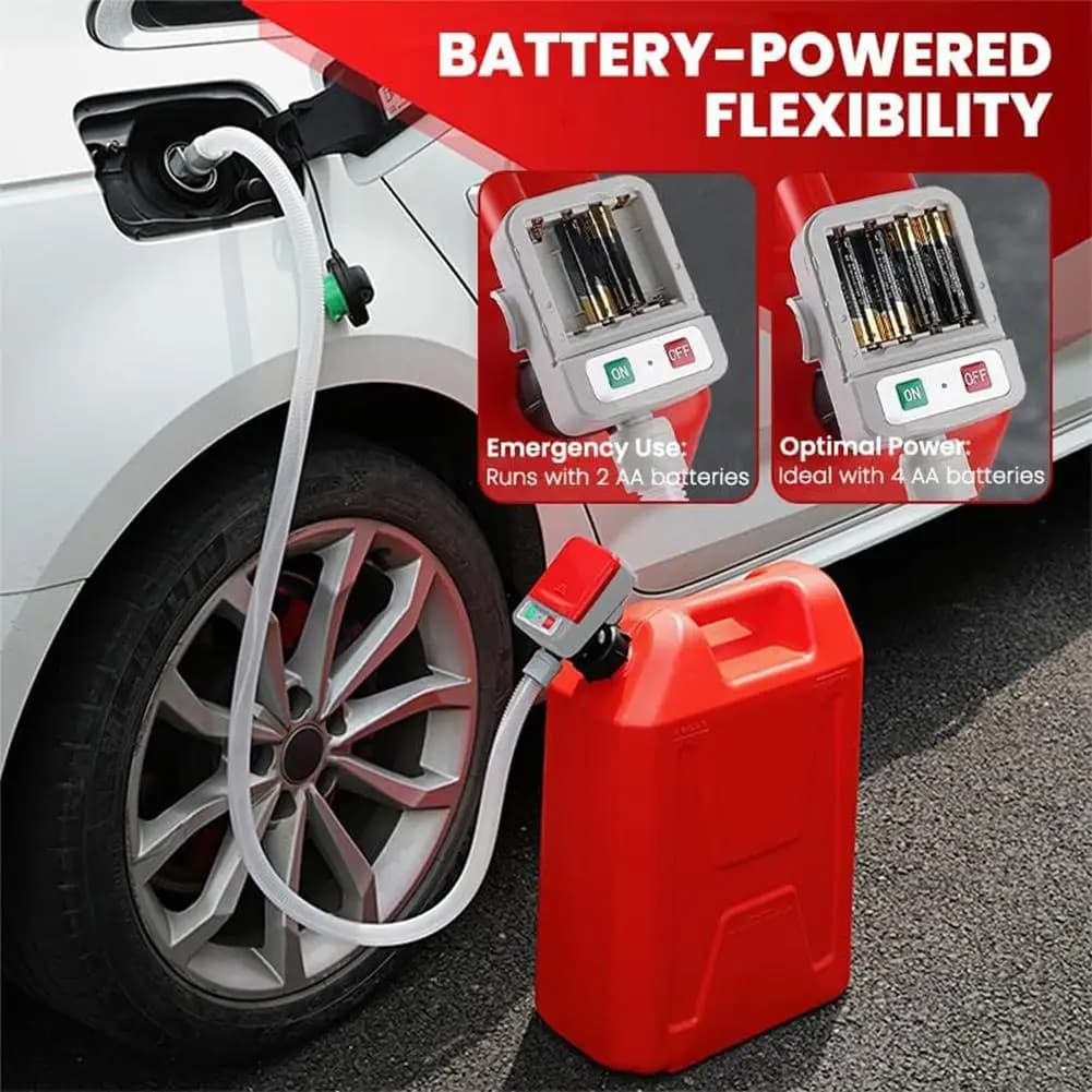Fuel transfer pump with automatic stop sensor 51" pipe transfer pump battery powered with tank adapter Portable liquid pump