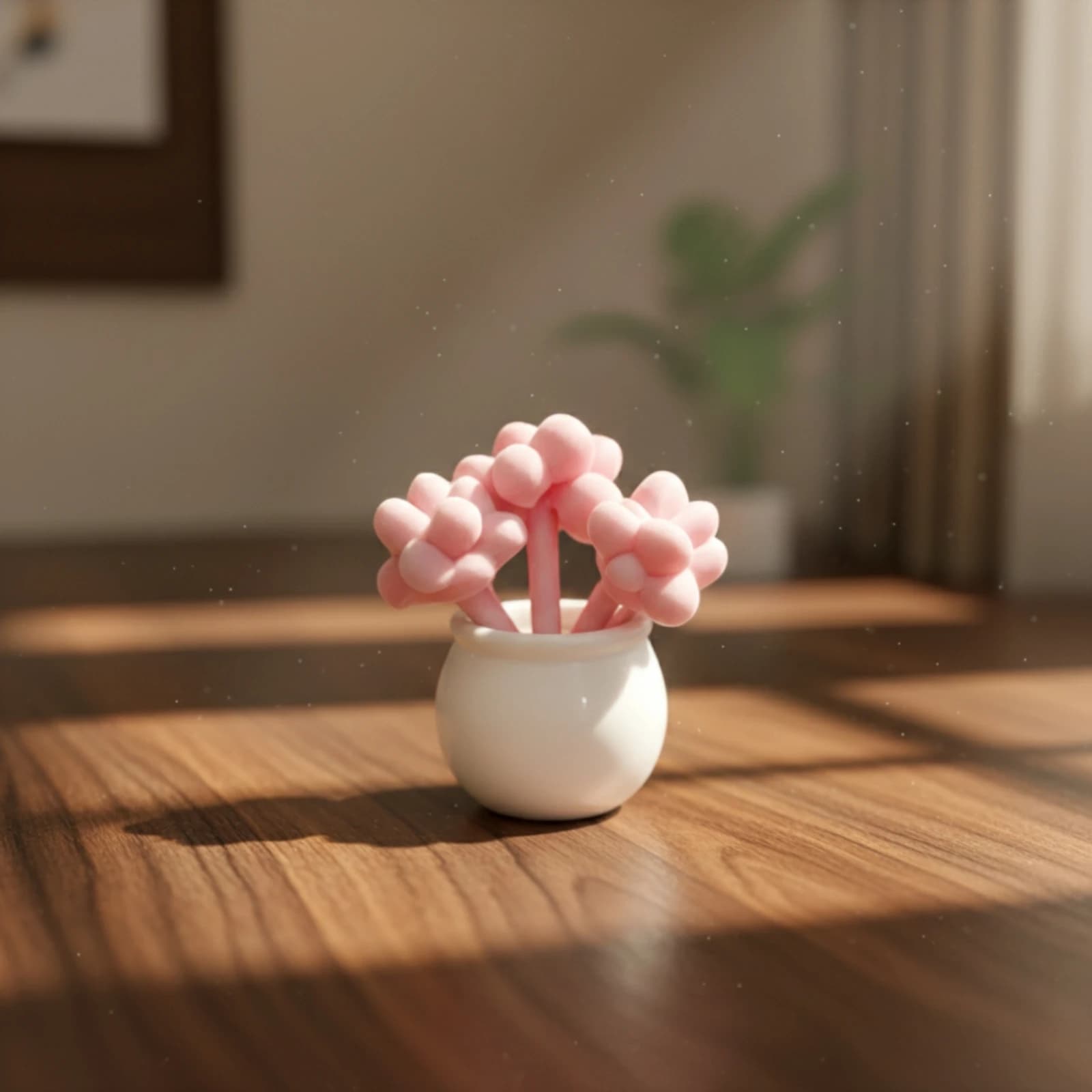 Dollhouse Succulent Fake Miniature Succulent with Planter Miniature Potted Plants Compact Ornament 1:12 Scale for Crafters