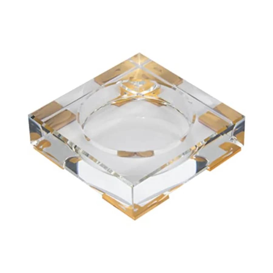 Vassoio Diffusore in Cristallo — Collezione By Home — Portacandele — per Decorazioni Casa