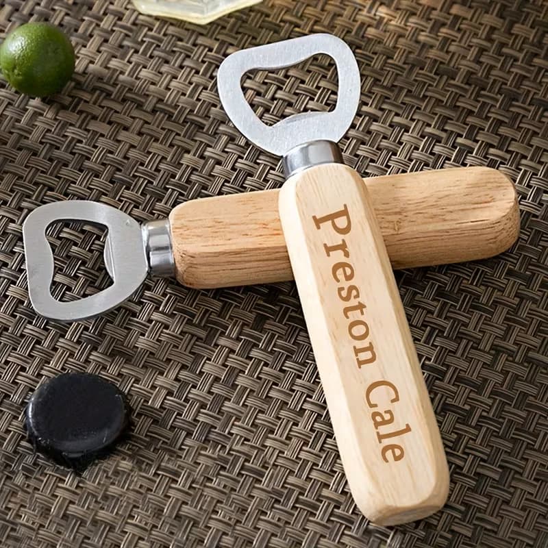 Apribottiglie personalizzato con incisione, apribottiglie per birra con incisione, adatto come regalo per fidanzato, fidanzata, genitori, amici