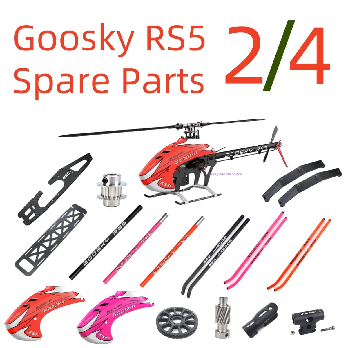 Pezzi di ricambio originali per elicottero GOOSKY Legend RS5 2-4