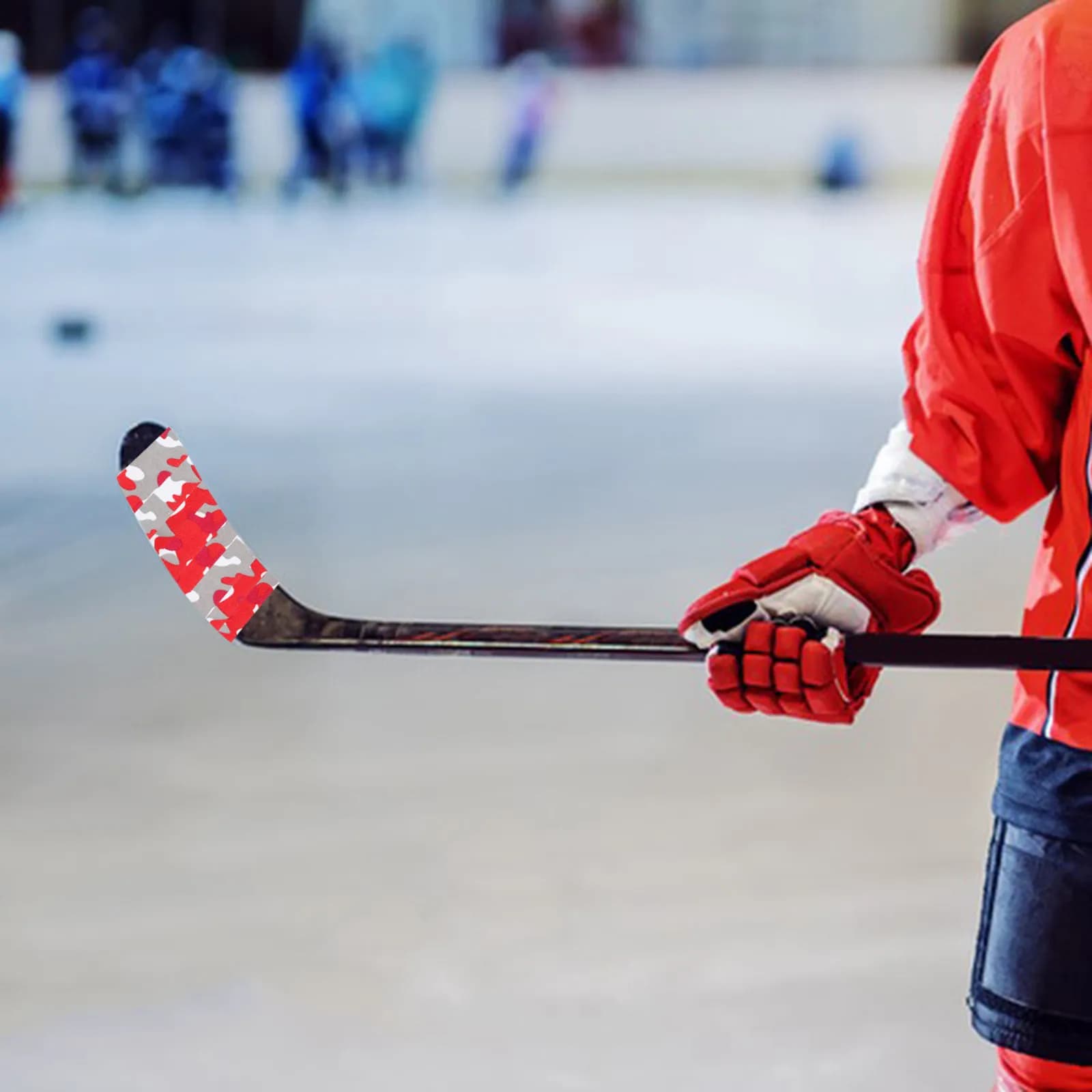 2 Rotoli di Nastro Premium per Hockey su Ghiaccio, Flessibile, Resistente all'Usura, Antiscivolo, Assorbente, per Bastoni da Hockey, Racchette, Pattini, Parastinchi