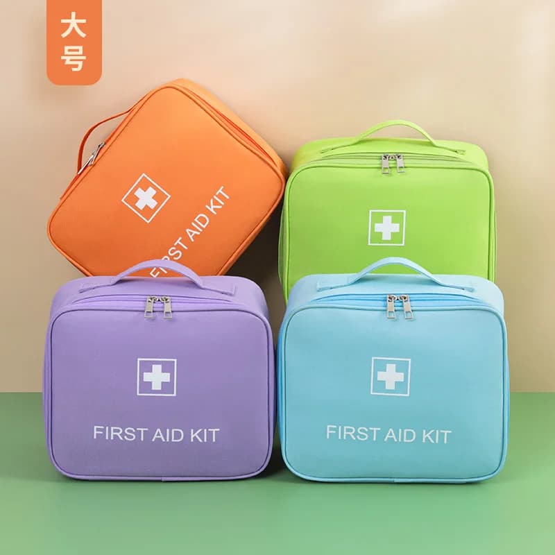 Borsa per la prevenzione dell'epidemia Kit di pronto soccorso medico portatile per studenti trasporta borsa per la salute della scatola di immagazzinaggio dei farmaci all'aperto