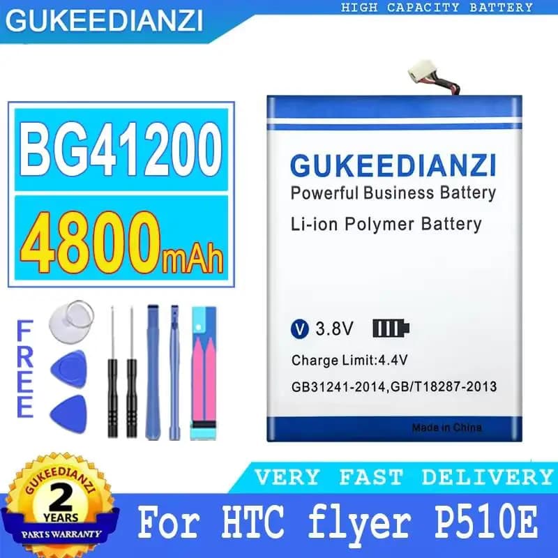 Batteria di ricambio premium da 4800 mAh ad alta efficienza BG41200 per tablet HTC Flyer P510E