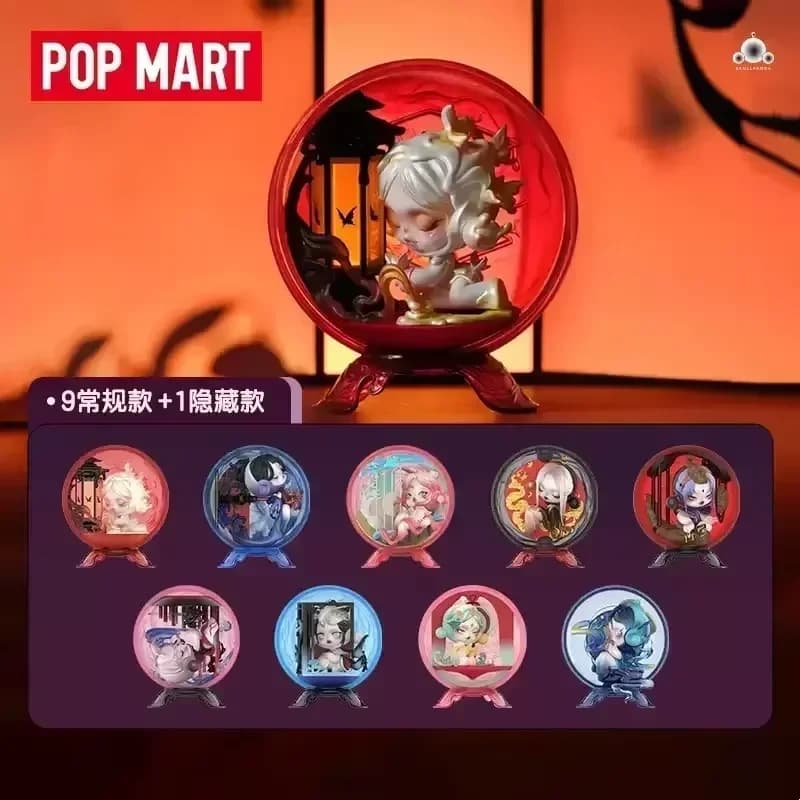 POP MART SKULLPANDA The Mirage Series Blind Box Toys Kawaii Anime Action Figure Caixa Caja Surprise Mystery Box DollsFigure Orna