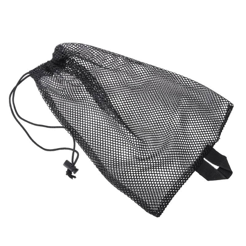 Quick Drying Diving Network Bag, Type With Drawstring, For Water Sports, Snorkeling Fins