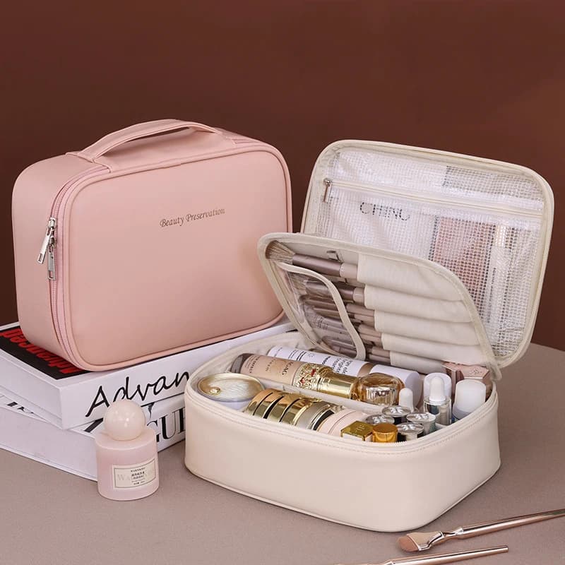 Large Capacity Cosmetic Bag Multifunctional Cosmetic Bag High-end Makeup Brushes Bag for Laptop Wash