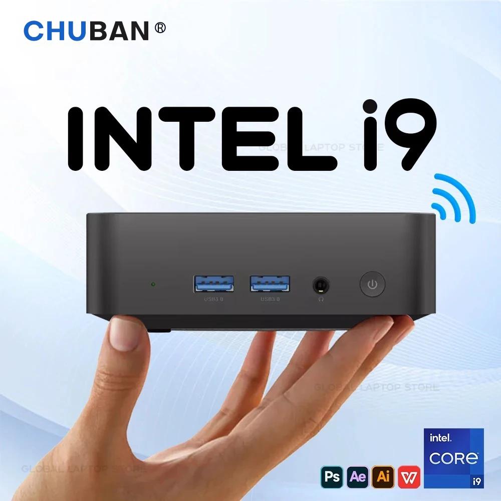Mini PC Intel Core i9 10980HK i3 6100 Windows 11 Computer da gioco 16GB 32GB RAM 1TB SSD WiFi6 BT5.2 Supporta PC desktop per giocatori