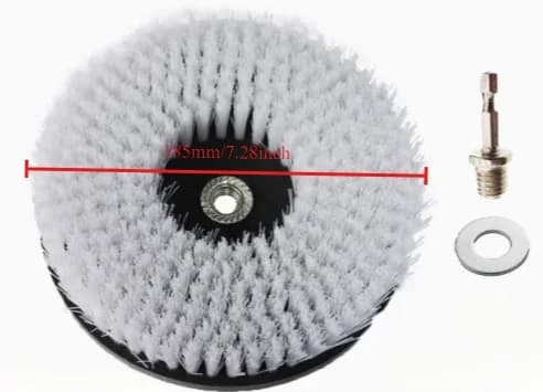 Spazzola per pulizia elettrica Altezza Pneumatico per auto Pavimento Parete Piastrella Mattoni antichi Indietro Bill of Lading Cucina Bagno Scarpe Macchie generali