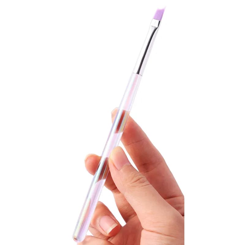 Set di 1/8 Pennelli per Nail Art, per Disegno e Pittura, Pennelli per Polvere Acrilica, Gel UV, Estensione Unghie, Strumenti per Manicure