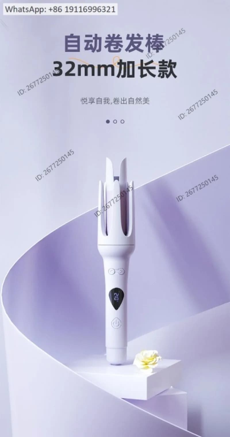 110V new fully automatic curling iron with electric rotation that does not damage hair. Negative ion electric curling iron