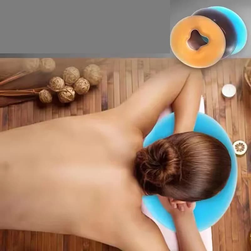 Soft Massage Face Relax Silicone Relax Head culla lavabile Relax poggiatesta salone di bellezza cuscino per il viso per SPA Hotel Women