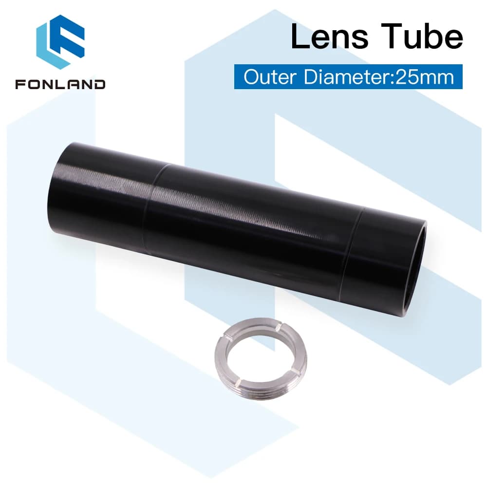 FONLAND CO2 OD.25mm lens tube for CO2 laser cutting engraving machine with D20 F50.8/63.5/101.6mm lens