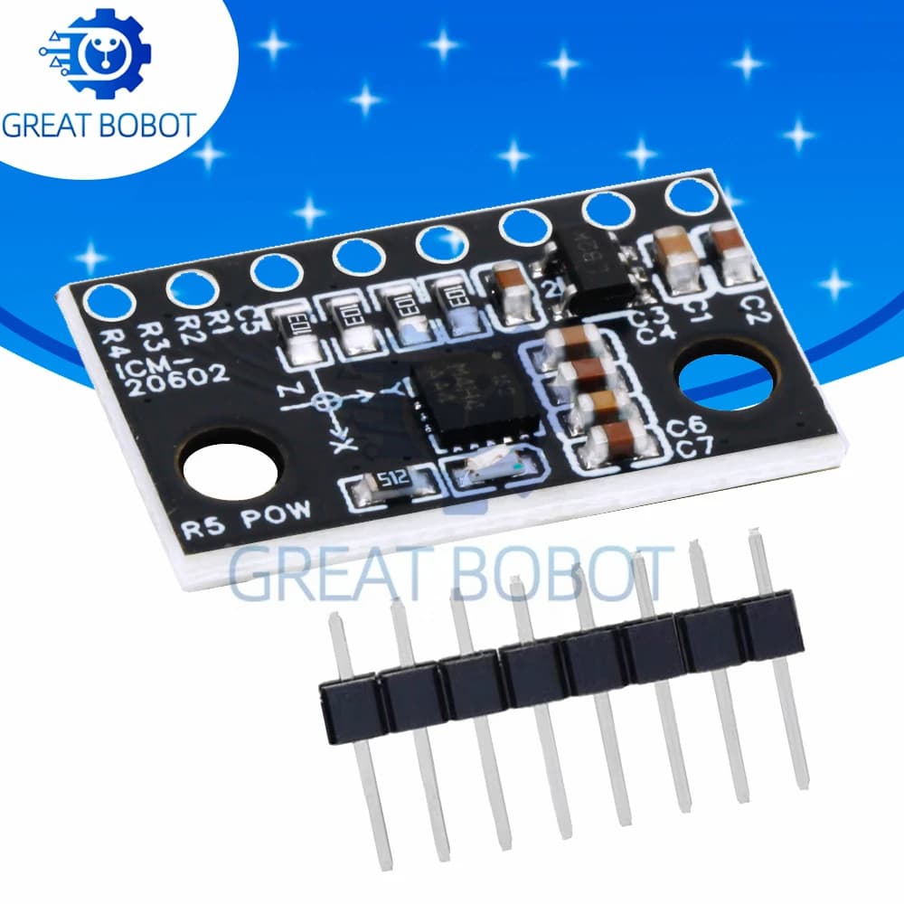 DC 3.3-5V ICM-20602 Sensor Module 20602 ICM20602 High Precision Low Noise Six Axis Gyroscope Acceleration Module for arduino