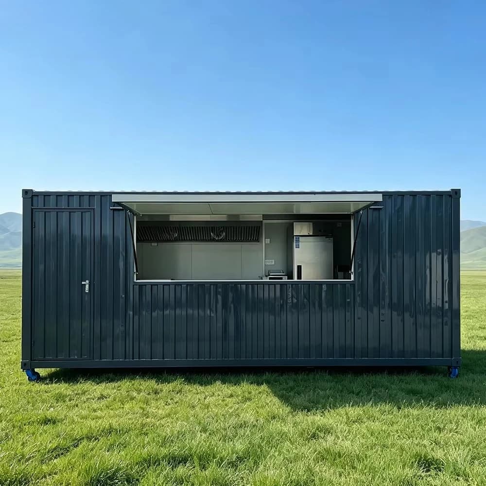 Commercial Salad Bar Containers Mobile Container Bar Coffee Shop Cafe Restaurant Prefab Outdoor Portable Food Truck