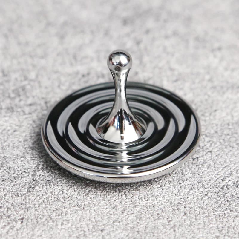 Incantevole spinner Fidget a goccia in lega di zinco - Antistress girevole da scrivania per adulti e bambini, regalo unico