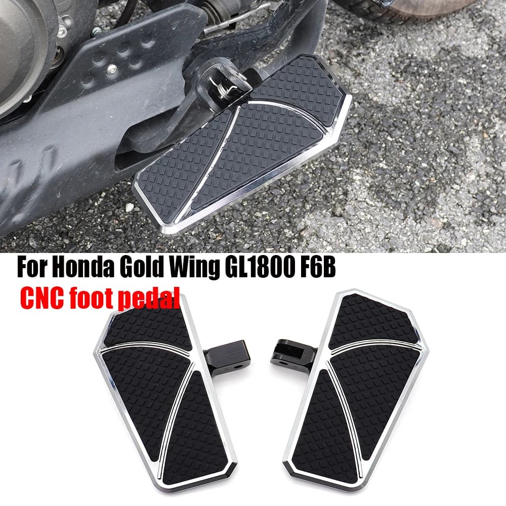 Pedali Anteriori e Posteriori Allargati per Moto Honda Gold Wing GL1800 F6B