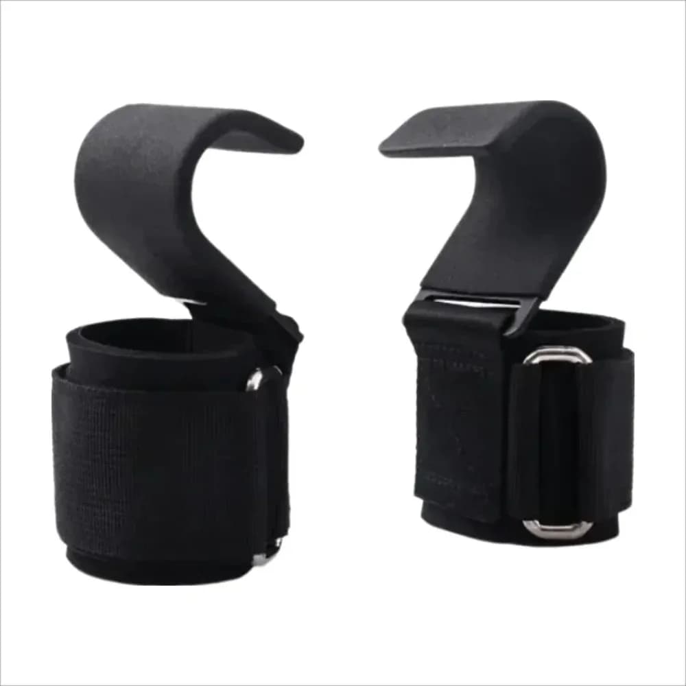 2026 New Weight Lifting Hooks Non Slip Wrist Support Straps Heavy Duty Training Grip For Deadlift Pull Up Gym Fitness