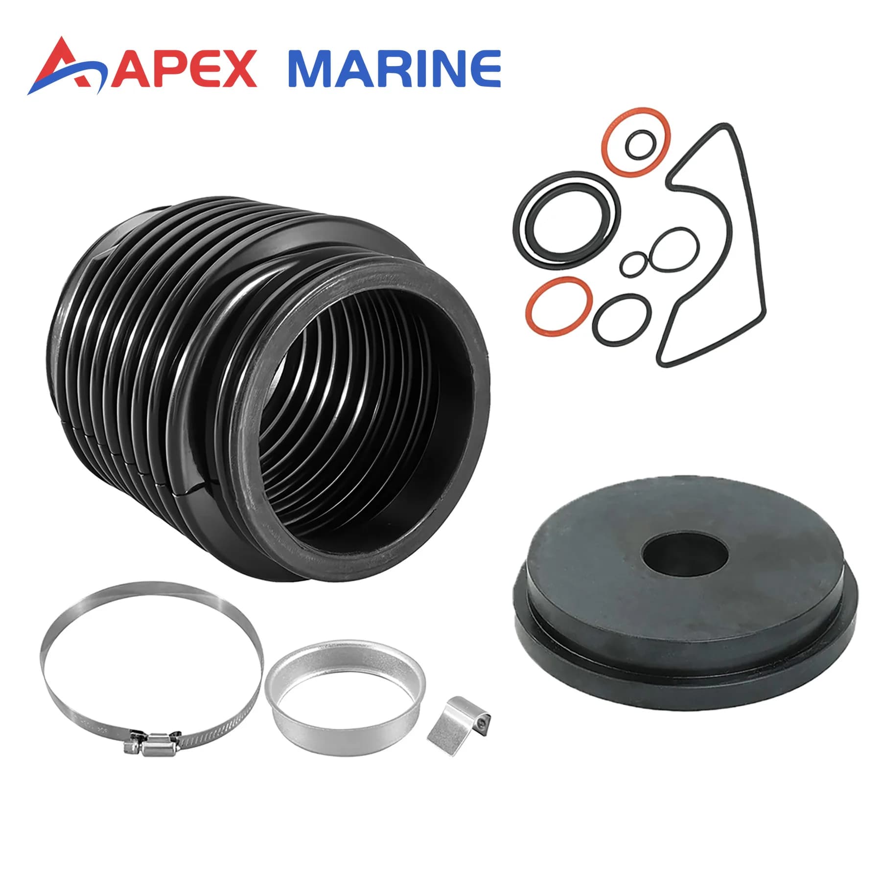 For Mercruiser Bravo 86840A3 8M0062406 U-Joint Bellows Kit 91-818162 16755Q1 16755T1 16755A1 Stern Drive Transom Repair Kit