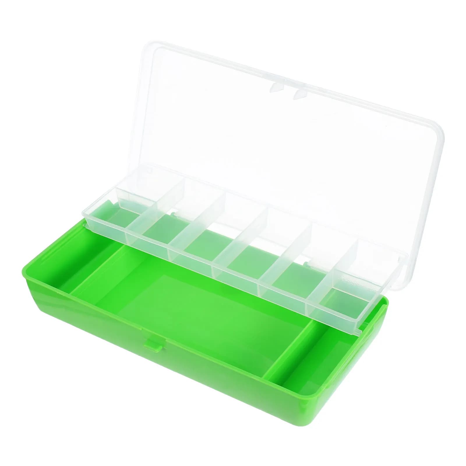 Scatola per Attrezzatura da Pesca a Doppio Strato, Impermeabile, in Plastica, Portatile, Organizzatore per Esche e Artificiali da Pesca Marina