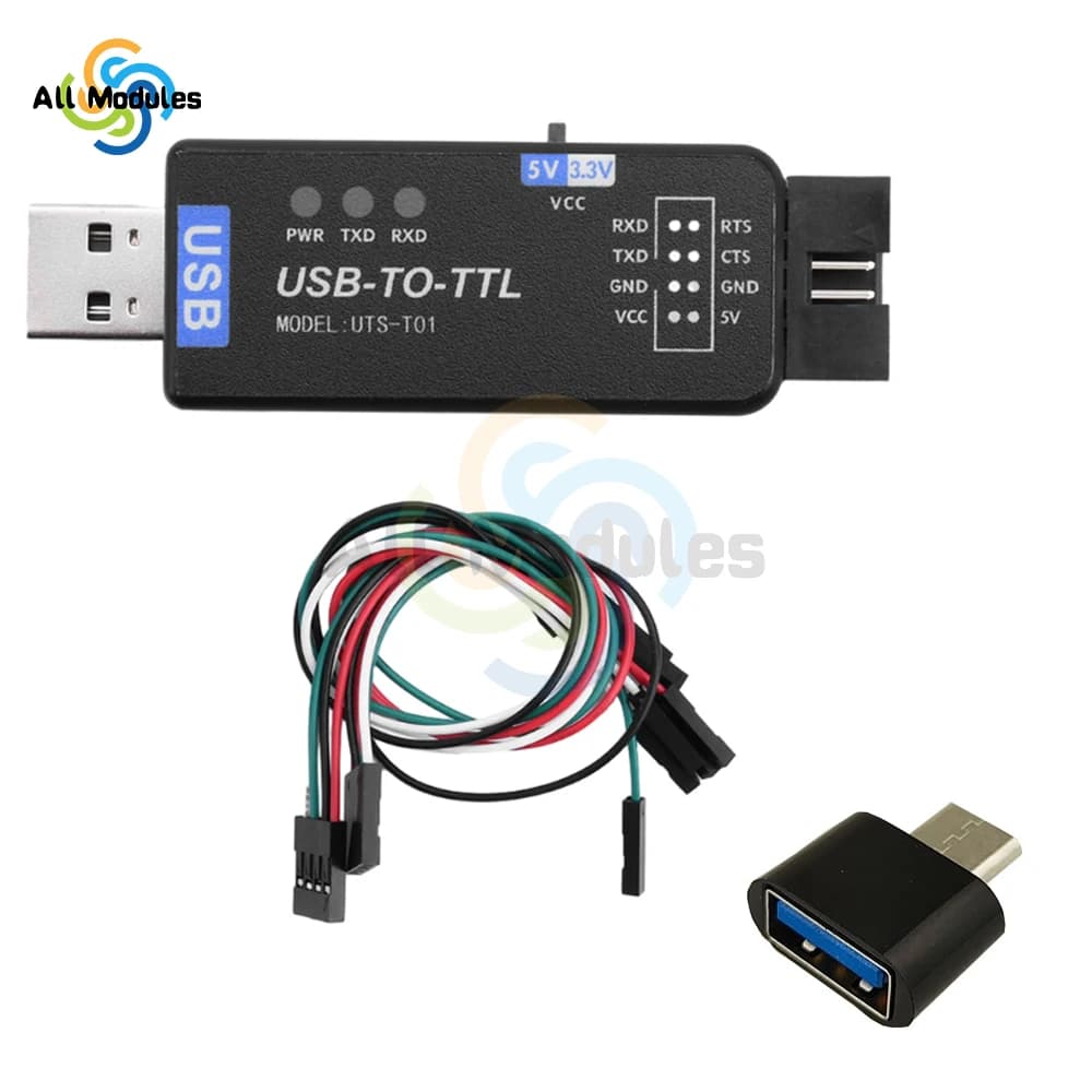 Convertitore da USB a TTL UART Driver gratuito modulo TypeC Download da USB a porta seriale multicanale CH343G