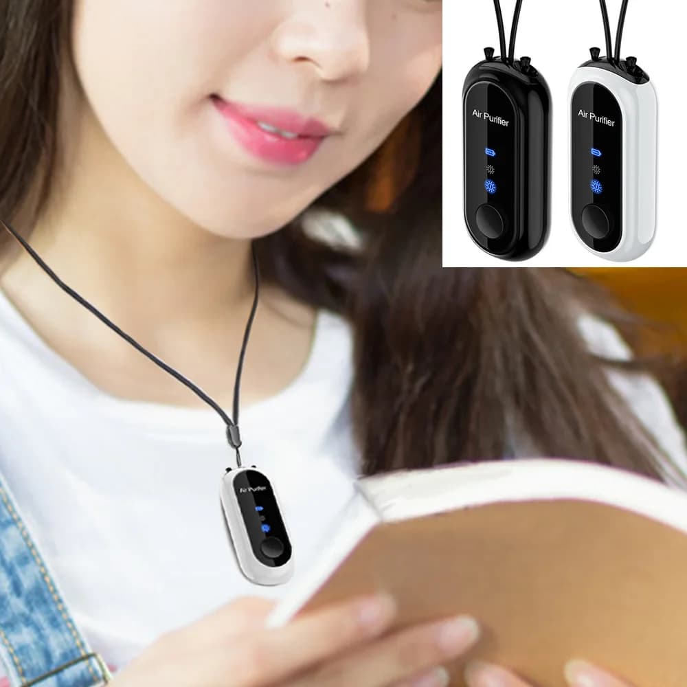 Neck Air Purifier Hanging Air Purifier To Negative Ions Purifier Portable Personal Wearable For Small Appliances