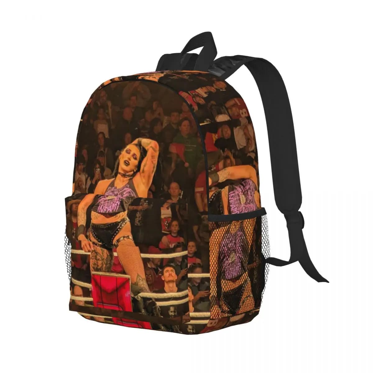 She Is My Mami Rhea Ripley Bootleg Wrestler Backpack Student Boys Girls BookBag Men Women School Bag Computer Shoulder Bags