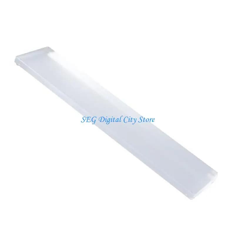 Poggiapolsi ergonomico per tastiera U75B Cuscinetto supporto per polso in acrilico trasparente, trasparente