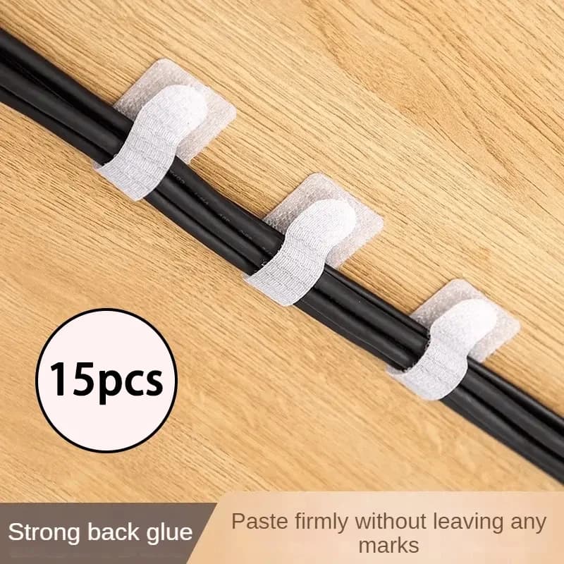 15PCS Cable Organizer Wire Winder USB Cable Management Protector per Wire Ties accessori per telefoni Organizador Cables