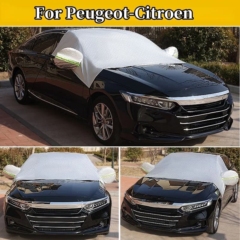 Auto Parabrezza Anteriore Parasole Copertura Per Peugeot 106 206 306 406 107 207 307 407 308 2008 3008 Per Citroen C2 C3 C4 XsVara