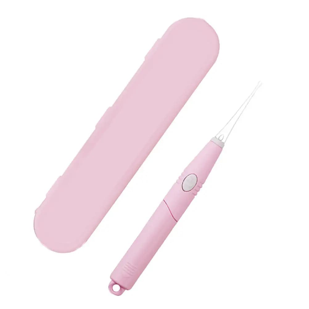 Set di 1 Strumento Visivo Portatile Intelligente per la Pulizia delle Orecchie, Rosa, in PVC Durevole, Antiscivolo per una Pulizia Confortevole