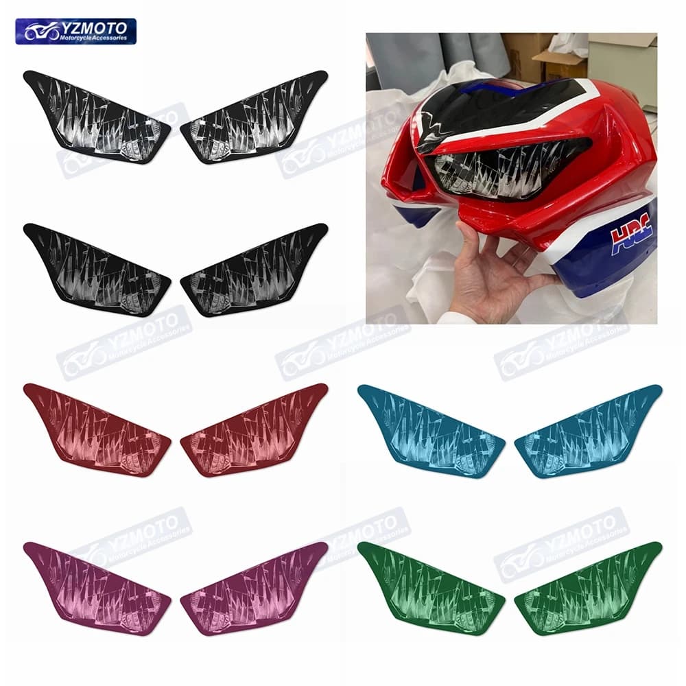 Per Honda CBR1000RR 2017 2018 2019 Moto Pista Versione Edizione Faro Da Corsa Adesivo Faro Pellicola Protettiva Adesivi