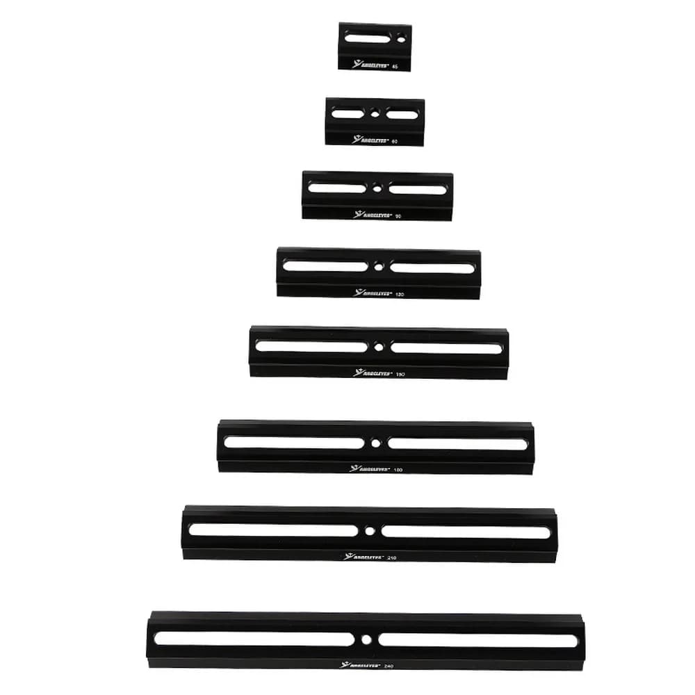 UKON-A 45/60/90/120/150/180/210/240mm Piccola piastra a coda di rondine Nero Guida per cannocchiale Base per binari Accessorio per telescopio astronomico