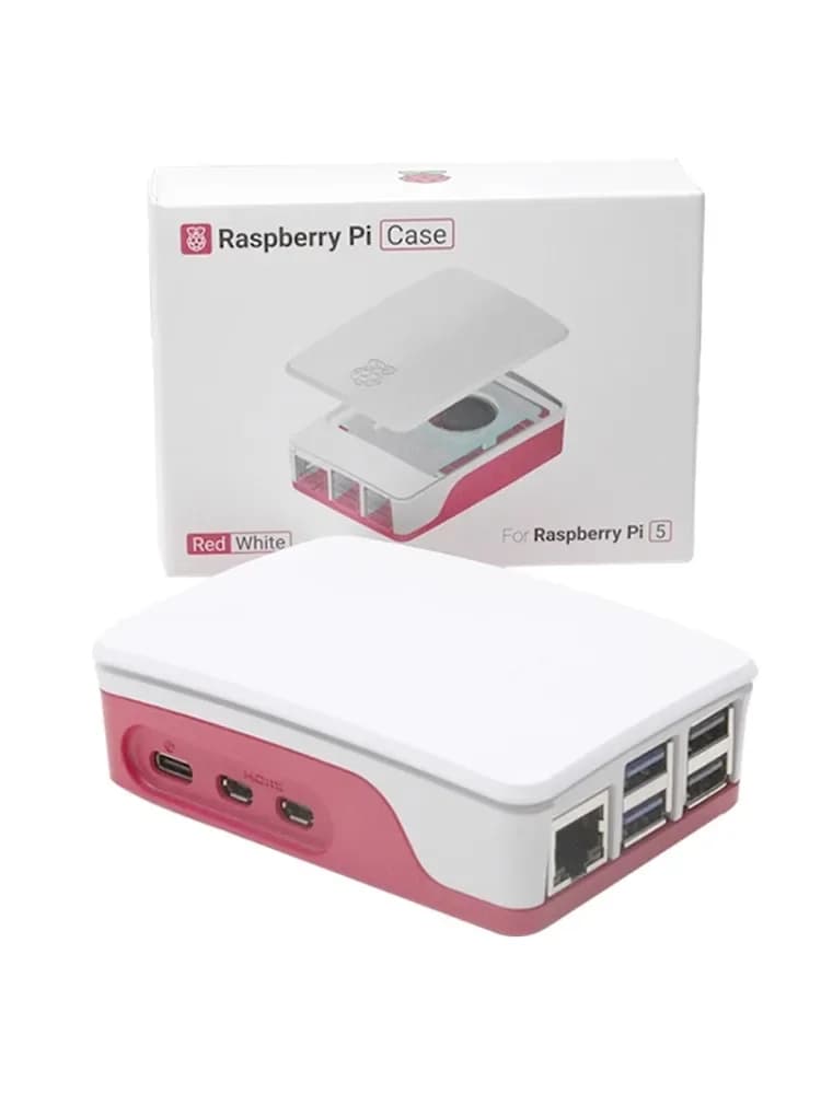 Per Raspberry Pi 5 custodia originale ufficiale con custodia protettiva a guscio con ventola a temperatura controllata per Raspberry Pi 5