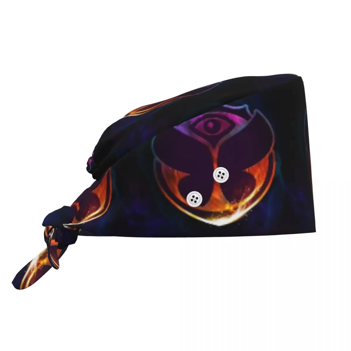 Cappello Chirurgico Tomorrowland Butterfly Scrub Hat, Berretto da Lavoro per Medici, Cappello Unisex Regolabile per Infermieri e Dentisti